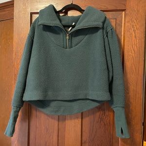 Free People Poppy Pullover Green SMALL